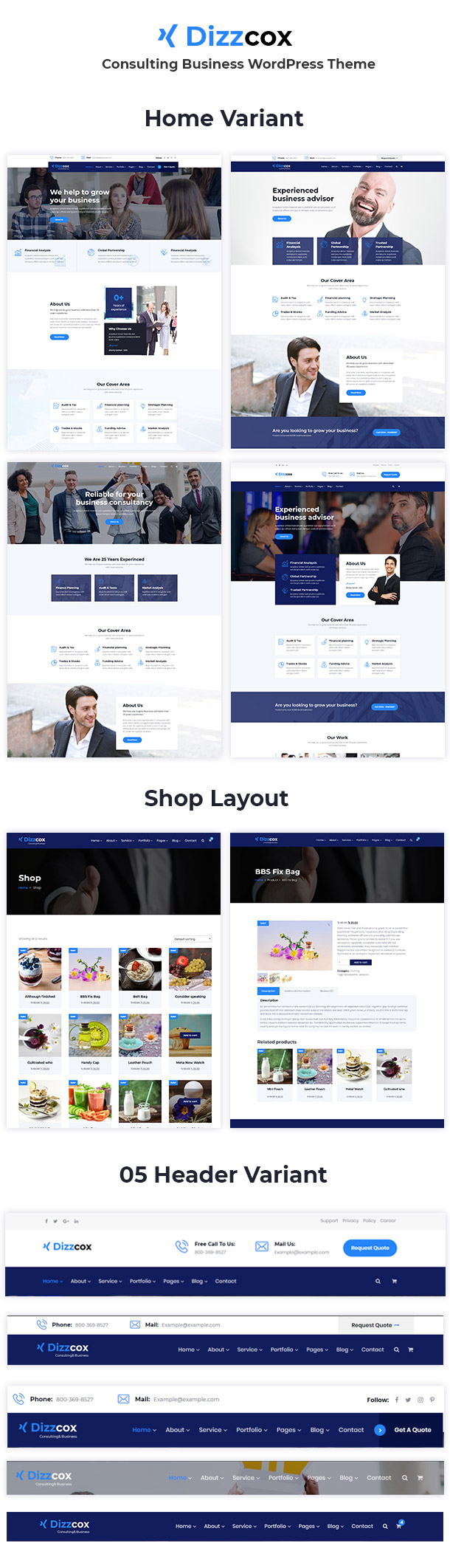 business consulting wordpress theme