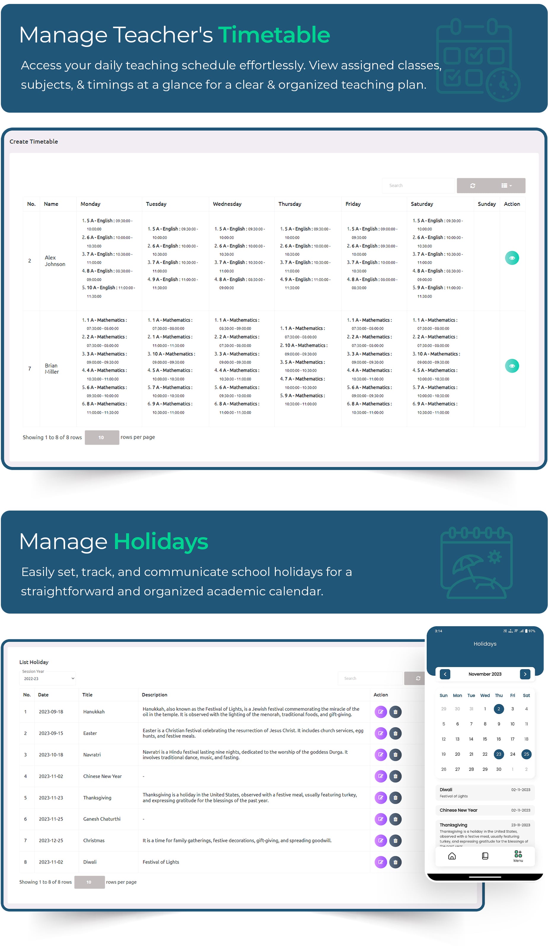 eSchool SaaS - School Management System with Student | Parents Flutter App | Laravel Admin - 32