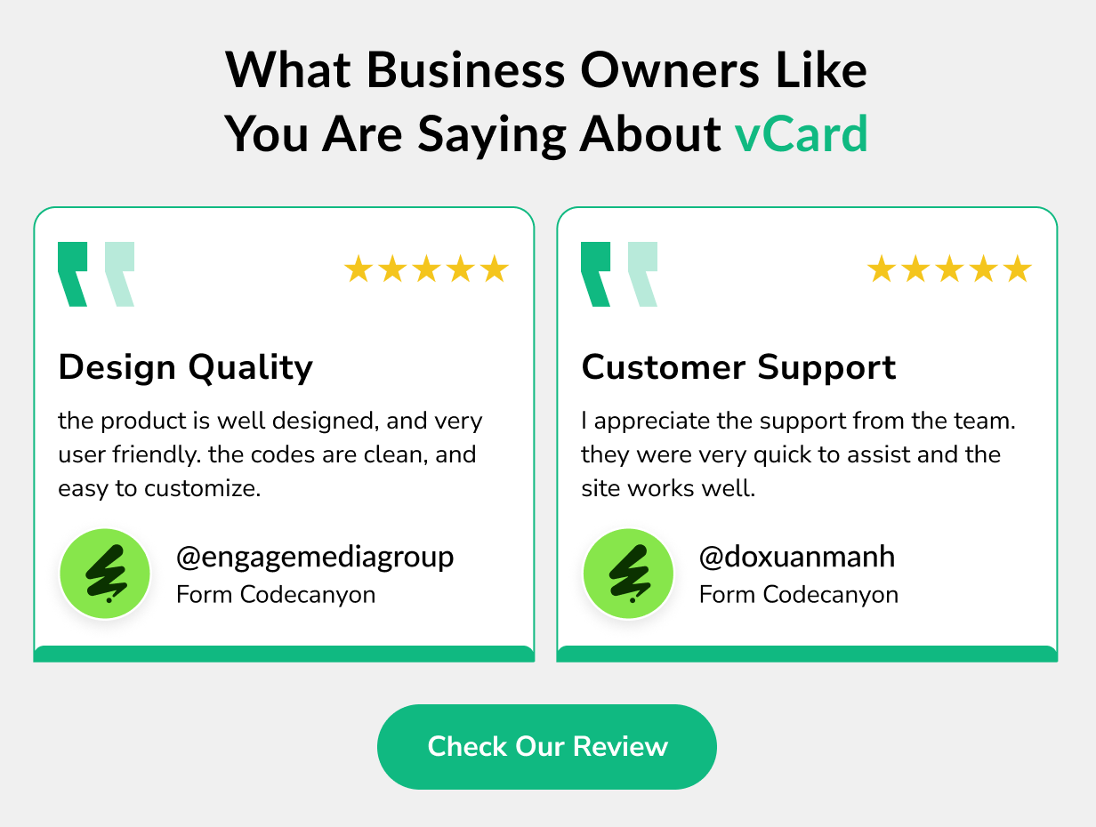 vCard SaaS - Digital Business Card Builder - Bio Links Builder - 49