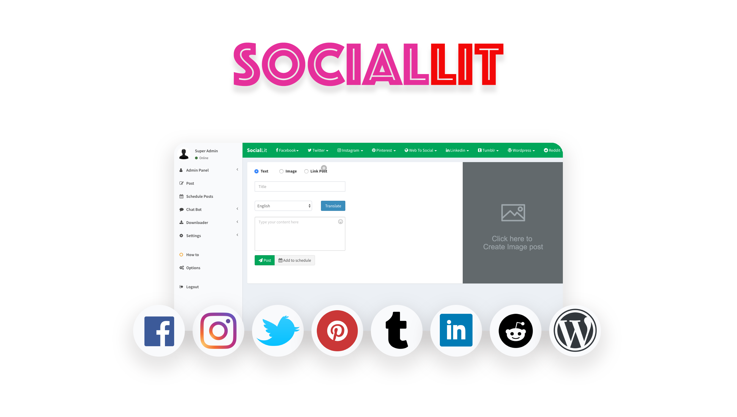 SocialLit - Social Marketing Suite - 1