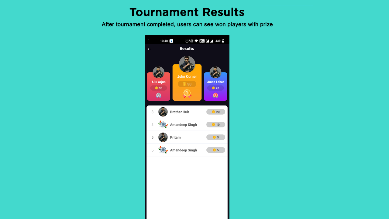 GamersBaazi - Tournament Application | Admob Ads | Web Based Admin Panel - 11