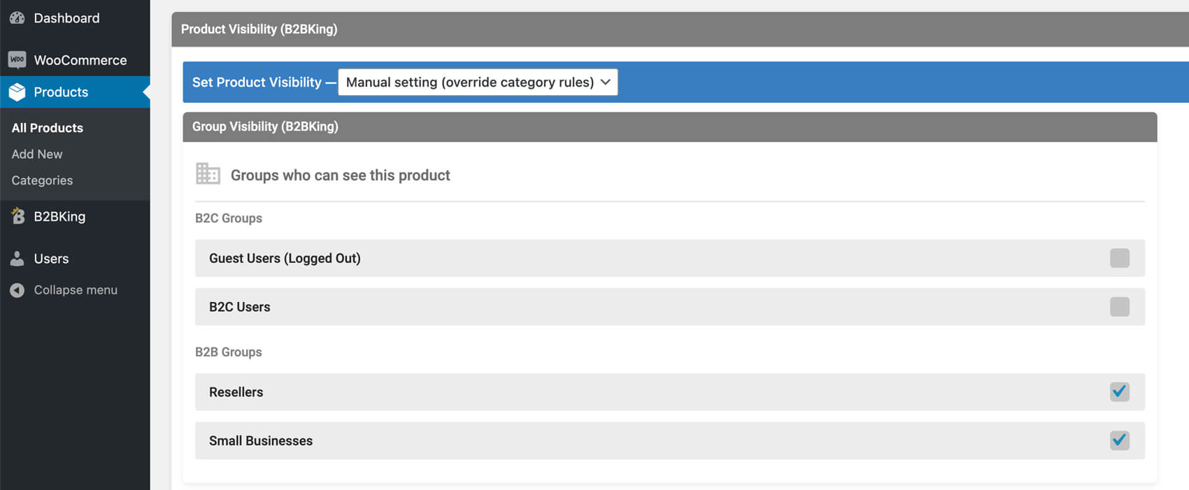 B2BKing WordPress 批发业务插件