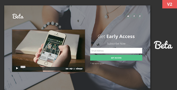 Start - Coming Soon Responsive Template - 1