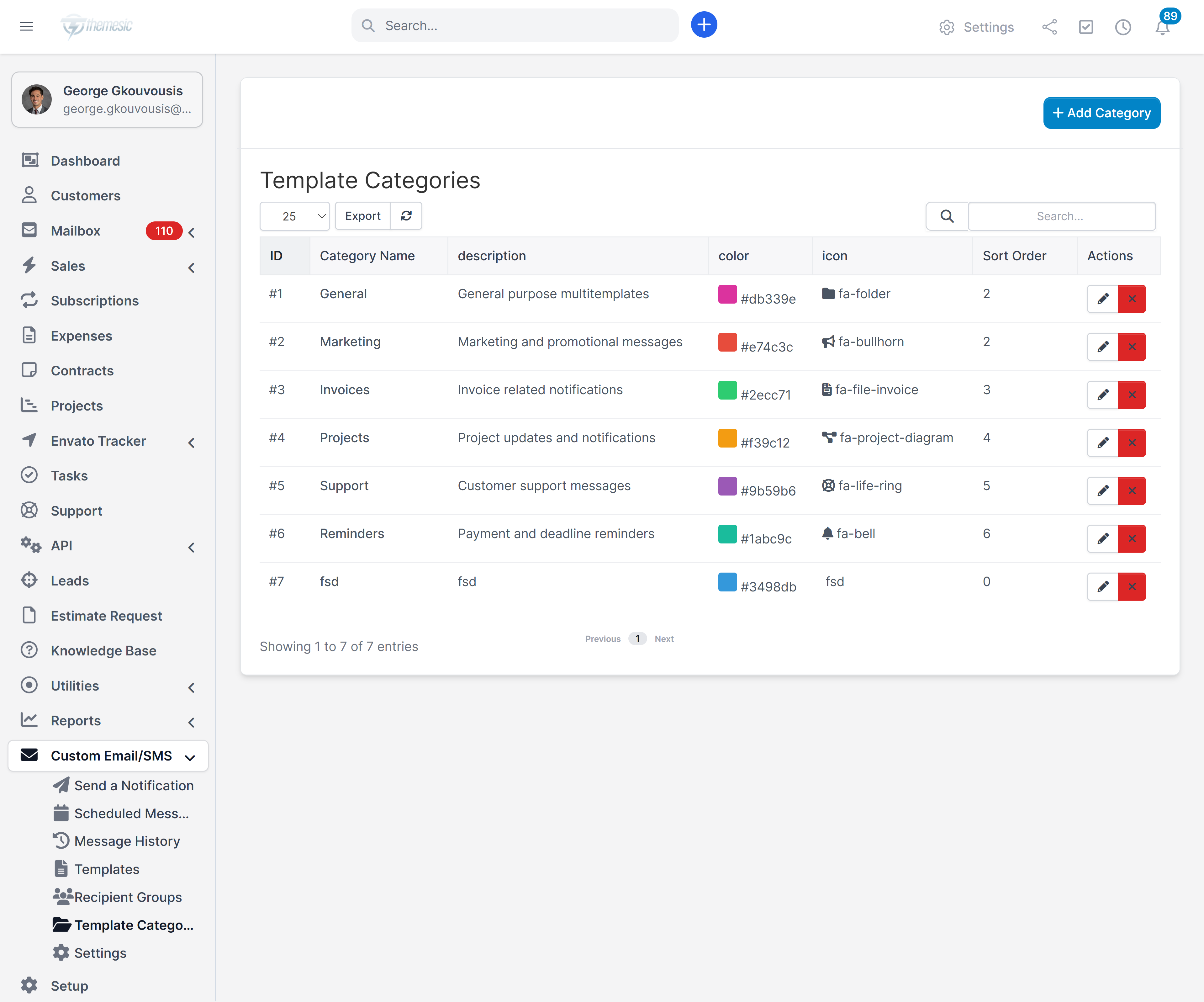 Custom SMS & Email Notifications Automation for Perfex CRM - 6
