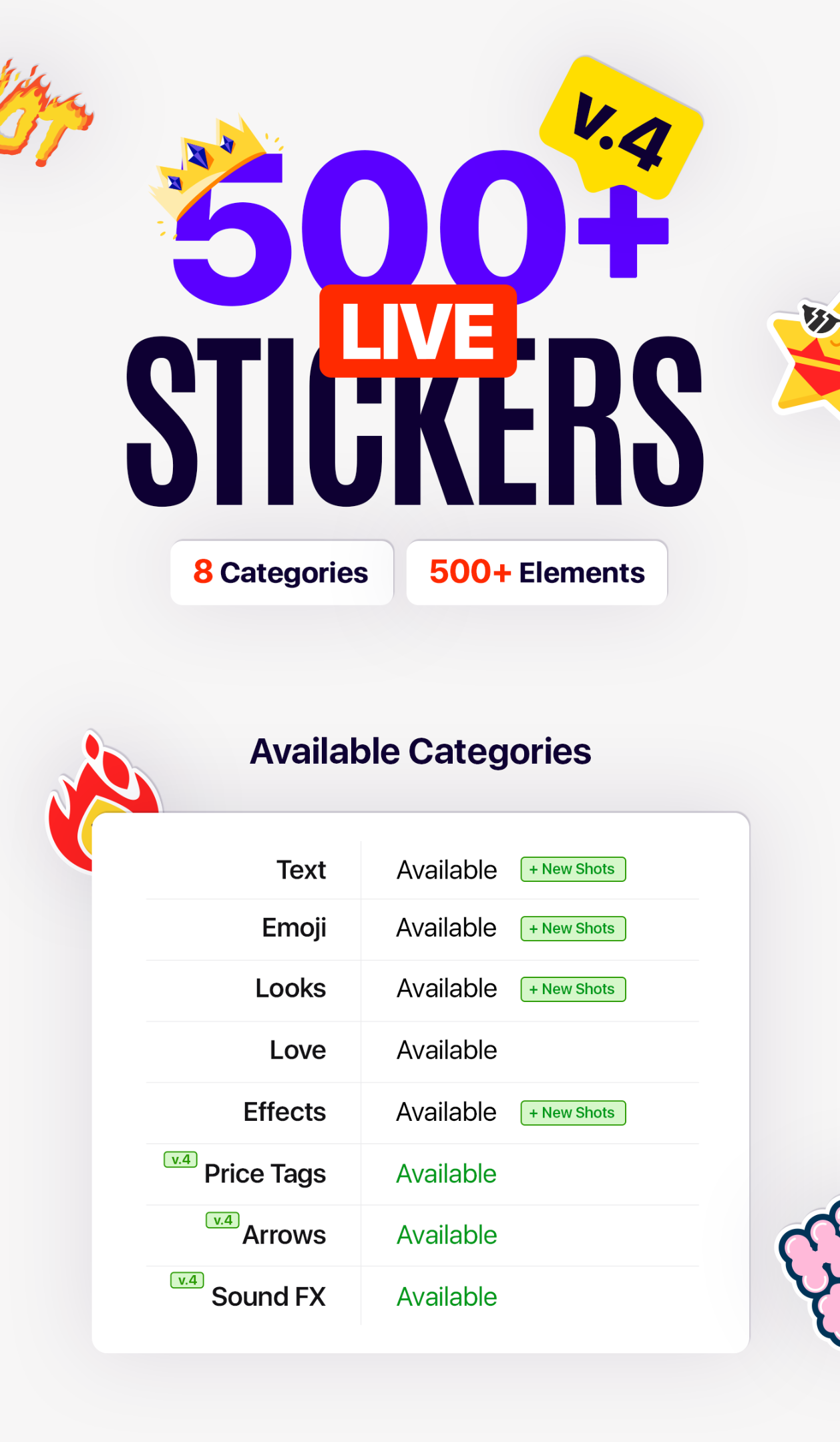Live Stickers Library - 4