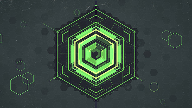 Hexagon Geometric Logo - 5