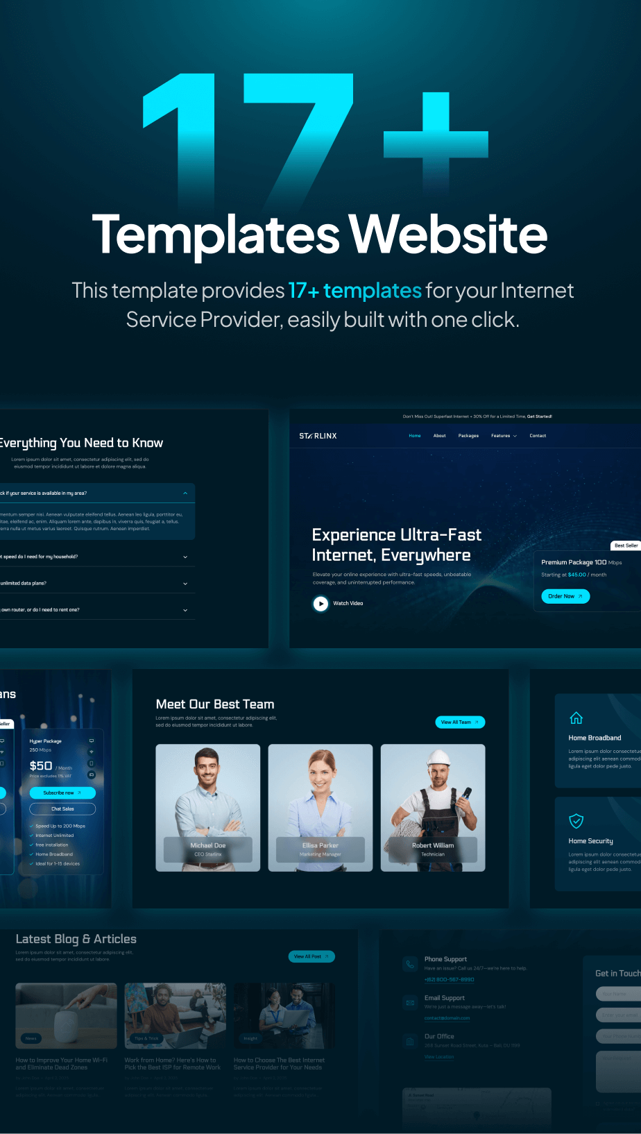 Starlinx – Broadband & Internet Service Provider FSE WordPress Theme - 4