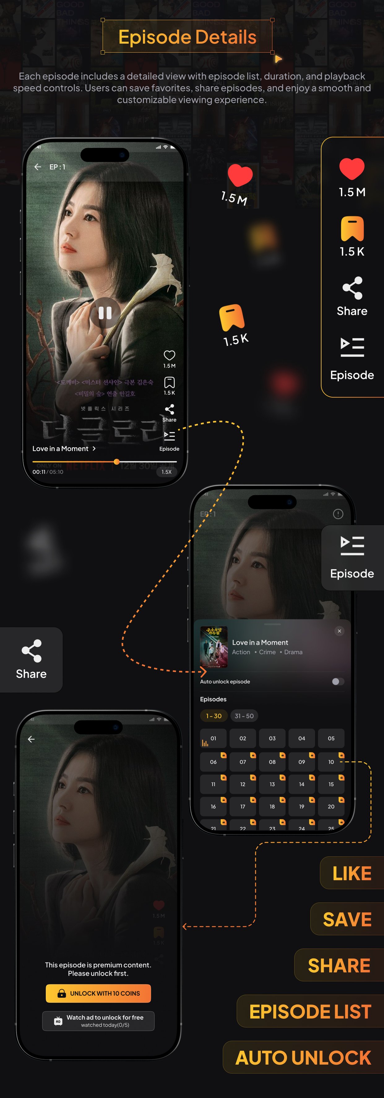 Dramify | Full Short Drama Streaming Flutter App With Laravel Admin Panel - 8