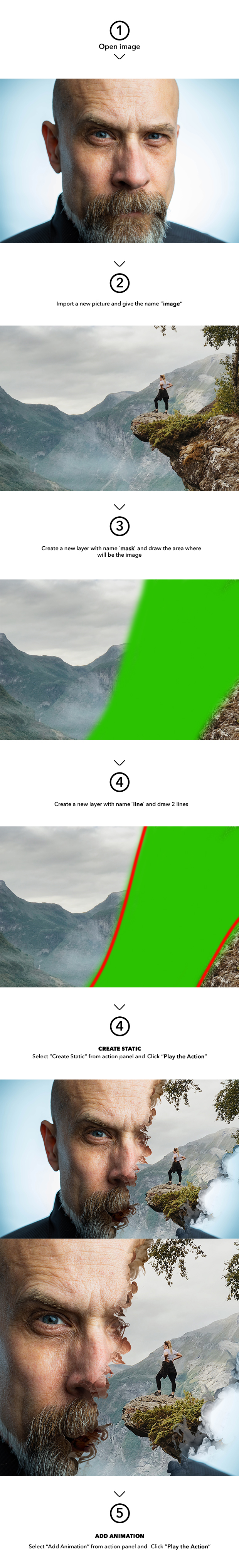Gif Animated Horizon Photoshop Action - 4