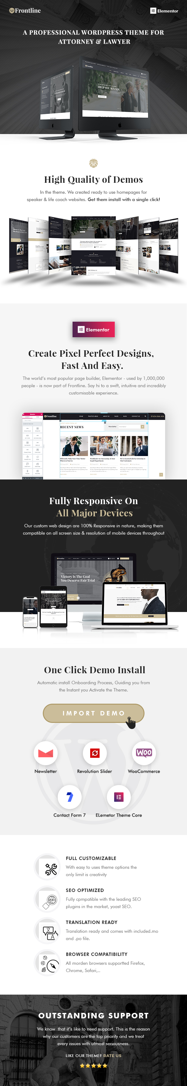 Frontline - Attorney & Lawyer WordPress Theme - 5