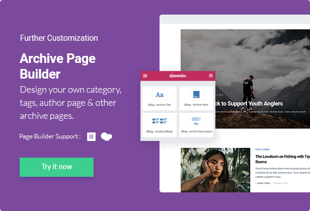 JBlog Elements - Magazine & Blog Add Ons for Elementor & WPBakery Page Builder - 5