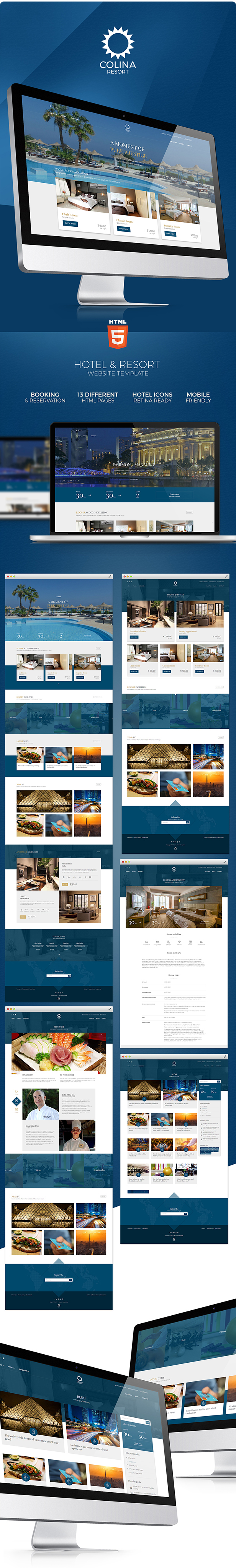 Colina - Hotel HTML Template - 1