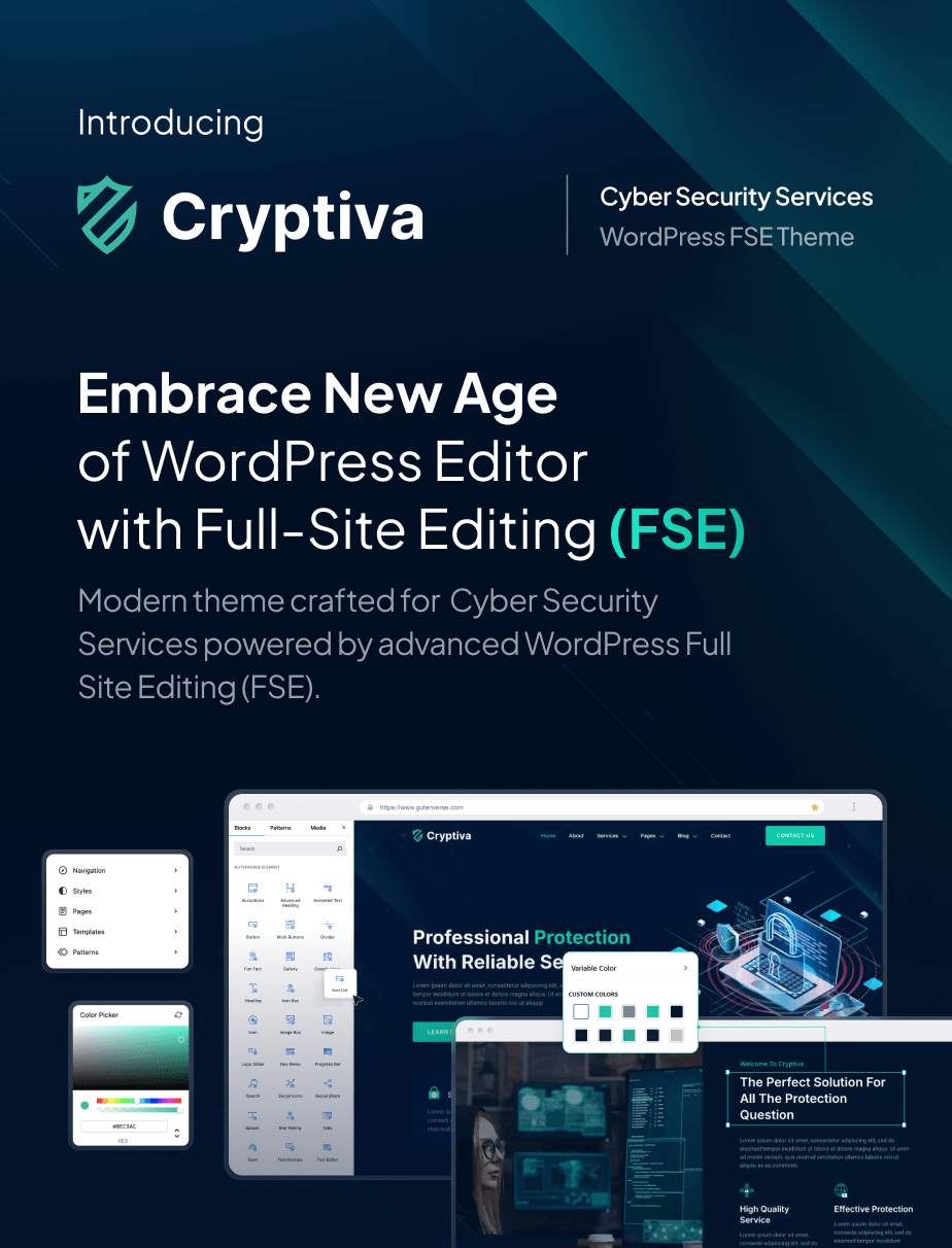 Cryptiva - Cyber Security Services FSE WordPress Theme - 4