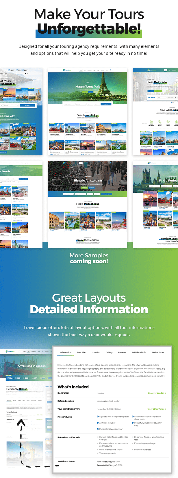 Travelicious - Tour Operator WordPress Theme - 2