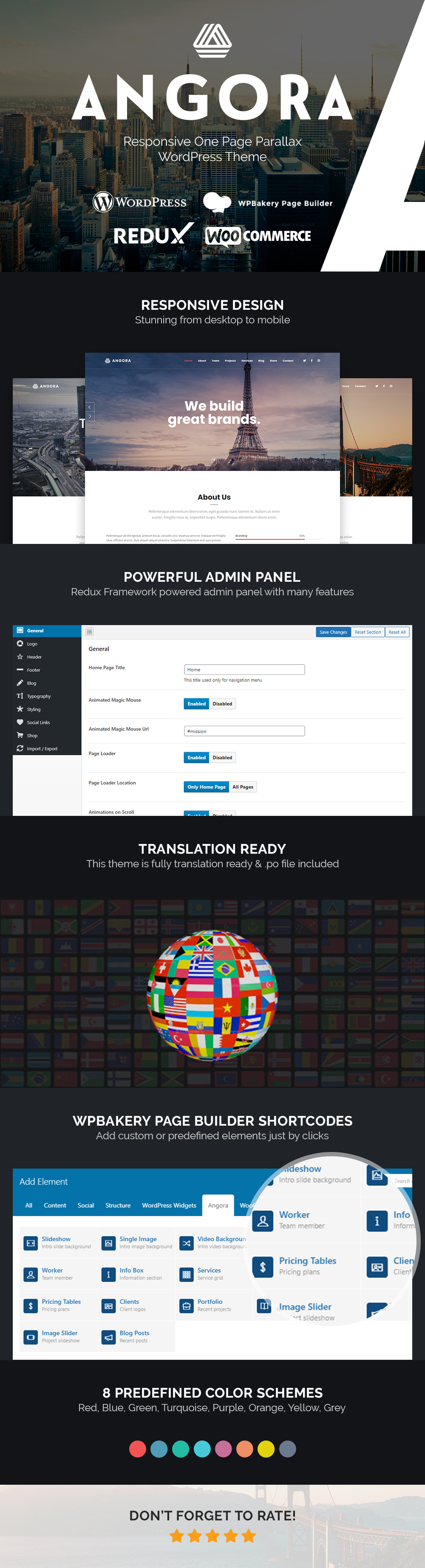 Angora - Responsive One Page Parallax WordPress Theme