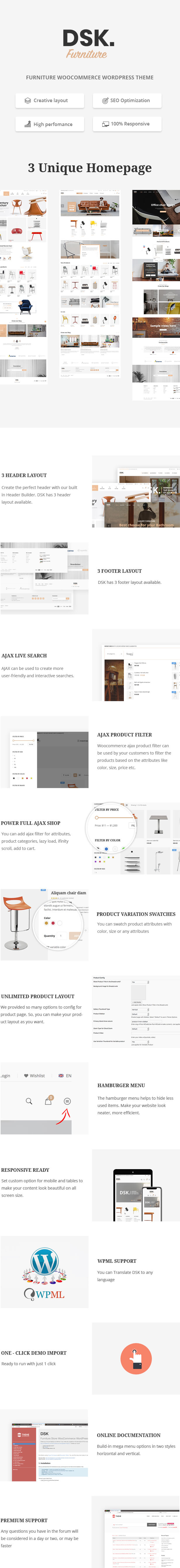 DSK - Furniture Store WooCommerce WordPress Theme - 1