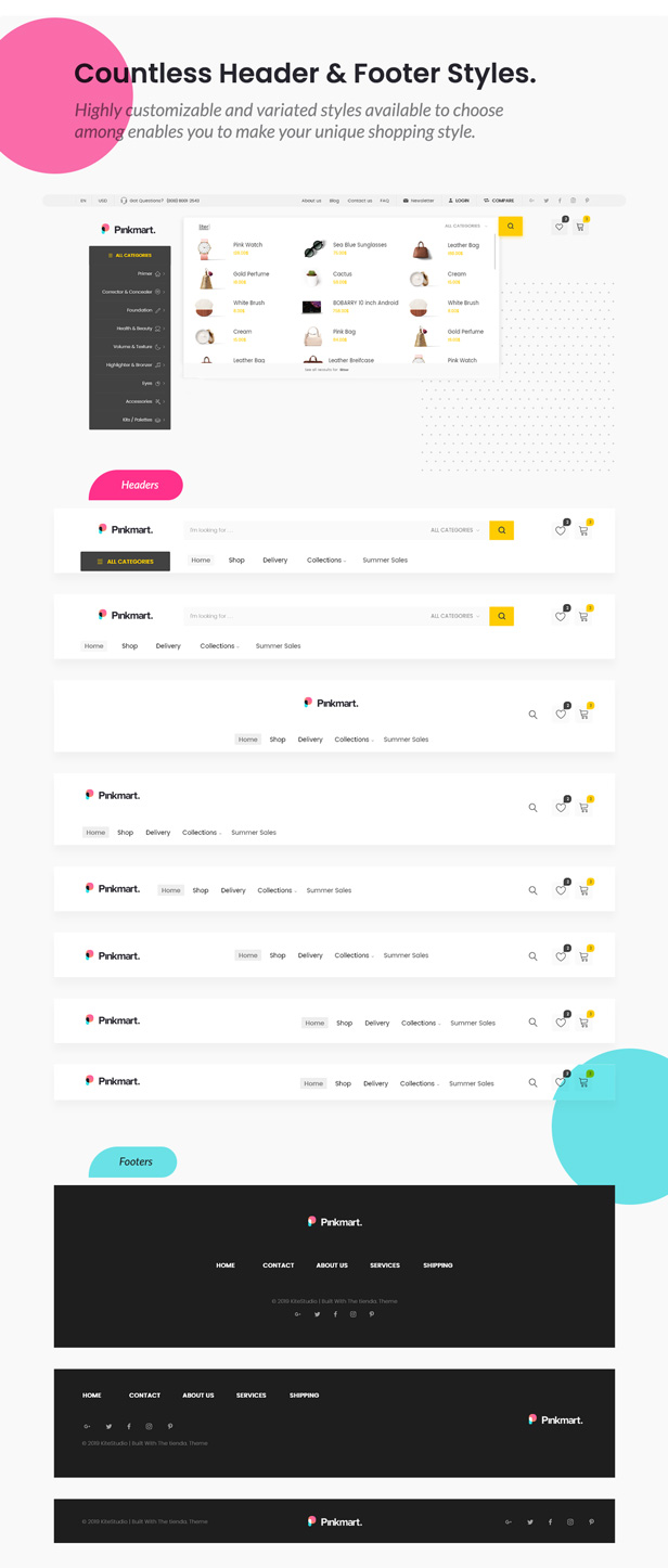 Pinkmart - WooCommerce WordPress Theme - header