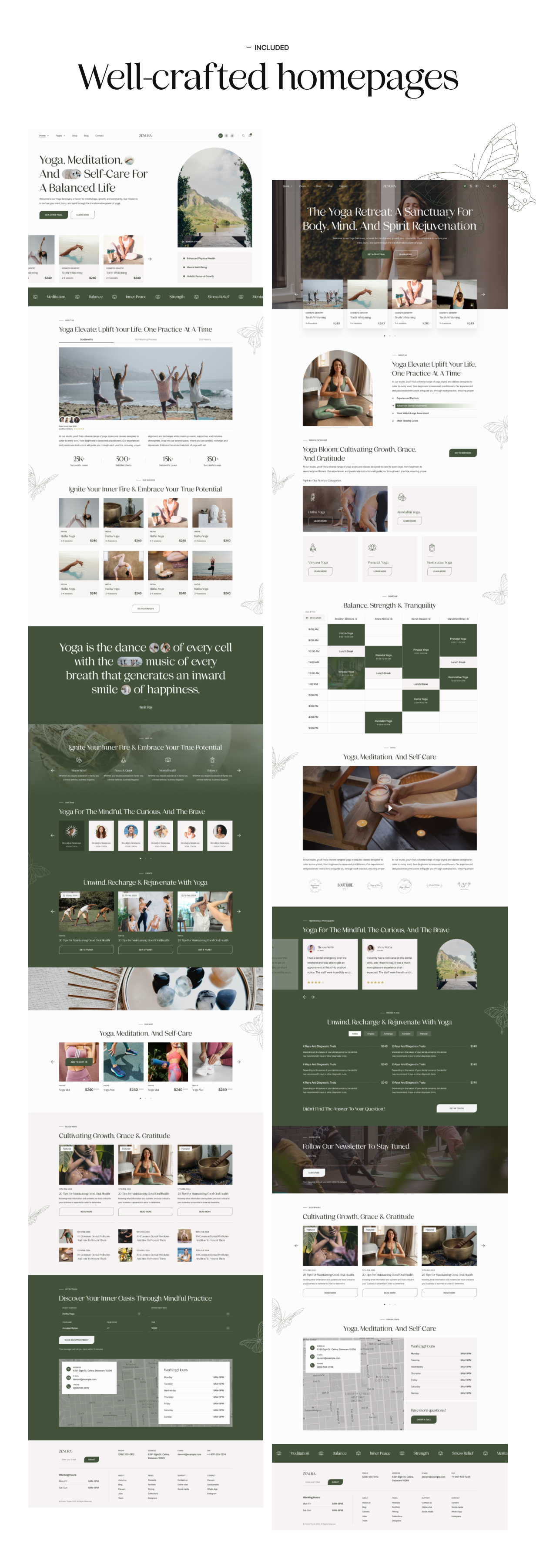 Zenura - Yoga WordPress Theme - 2