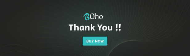 Boho Admin Dashboard theme