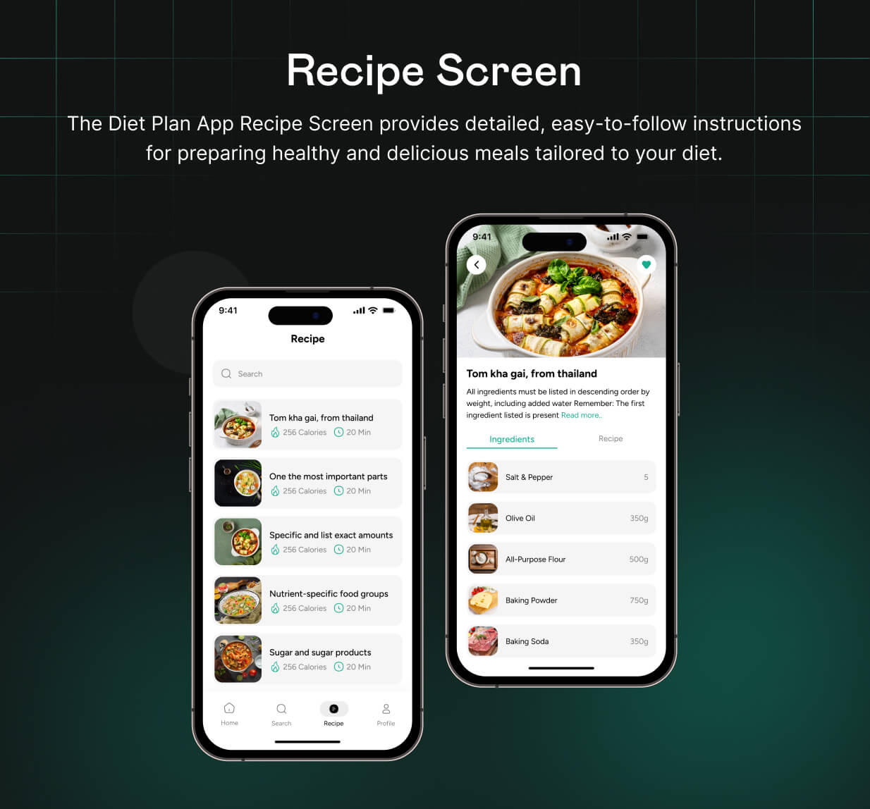 Diet App UI Template | Personalized Diet & Nutrition Management App in Flutter | Dietify App UI - 10