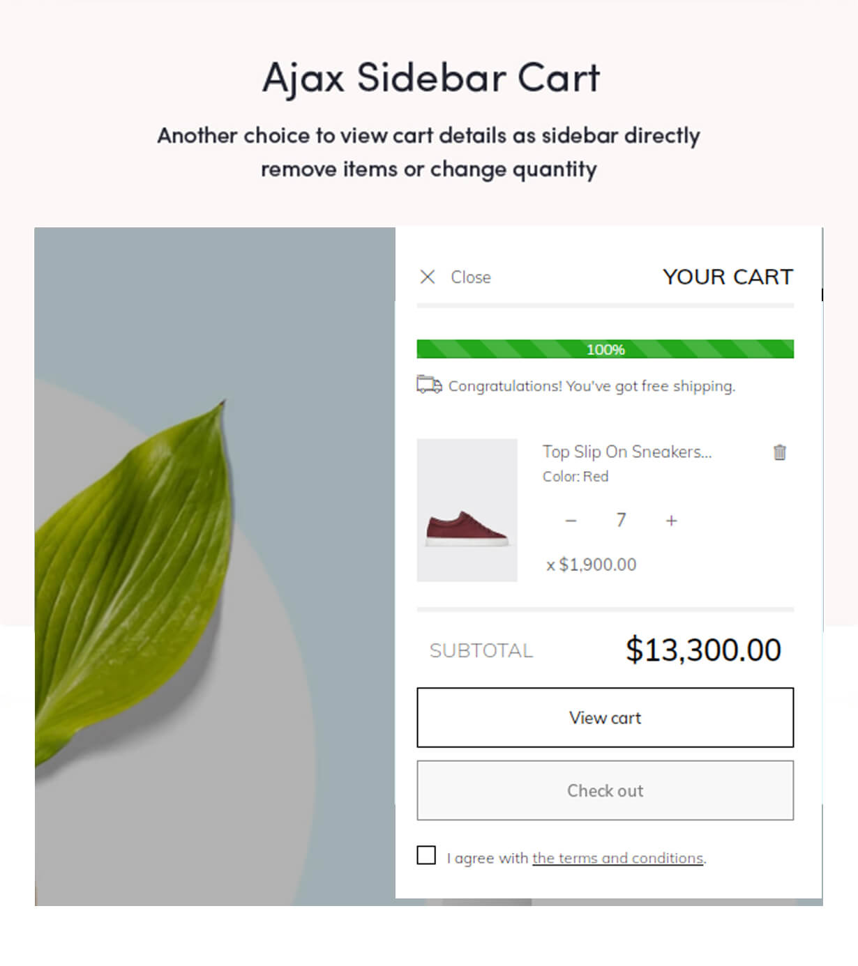 Ajax sidebar cart