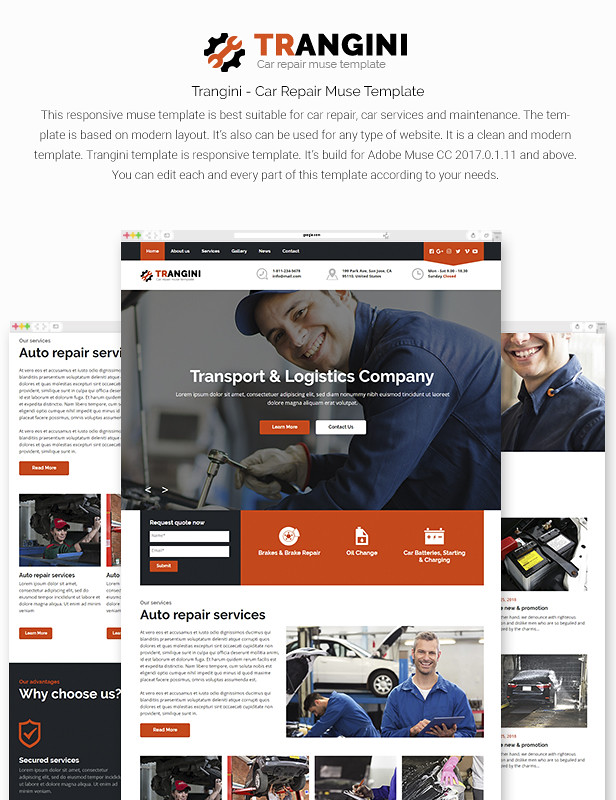 Trangini - Car Repair Muse Template - 6