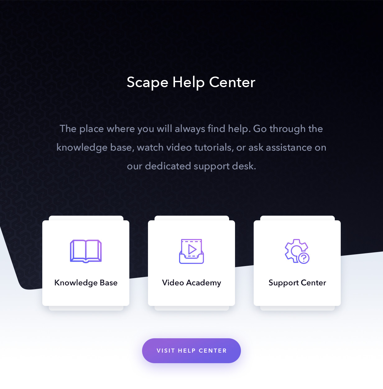 Documentation and support center