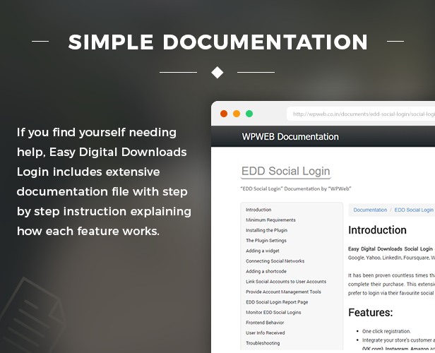 Simple documentation