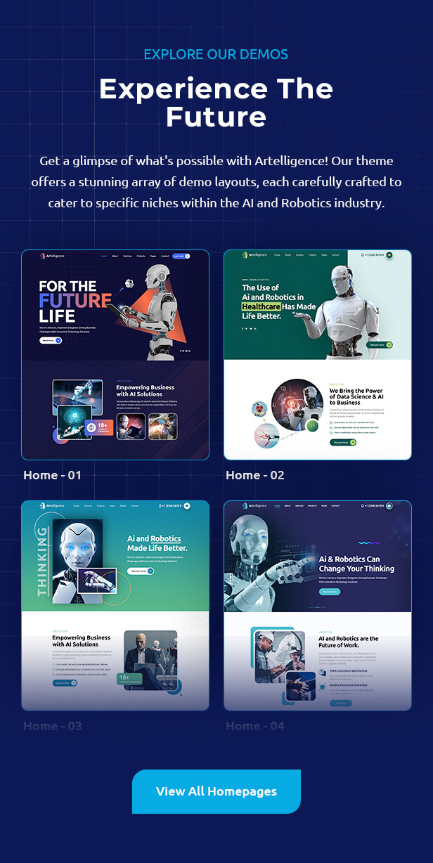 Artelligence | AI & Robotics WordPress Theme - 3