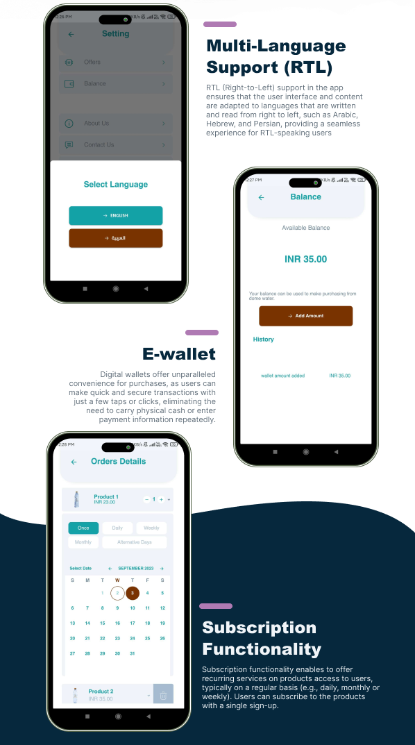 Water Subscription eCommerce App Flutter with Website - 2