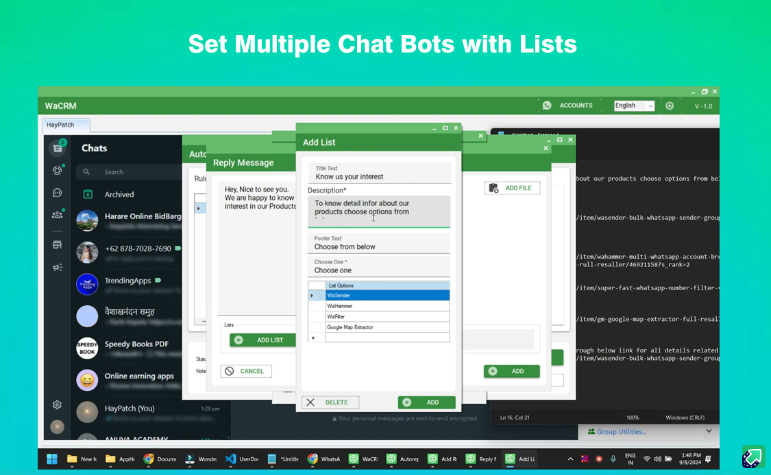 WaCRM - Multi-Account WhatsApp CRM - 17