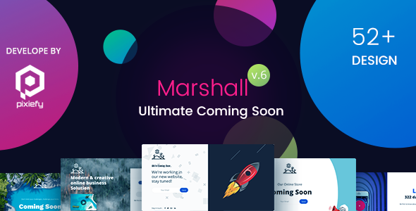 Marshall - The Ultimate Coming Soon Template