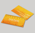 Handy Business Card with Ruler