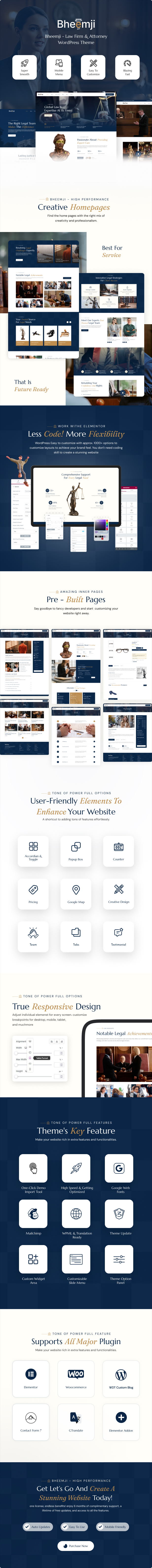 Bheemji - Law WordPress Theme - 1