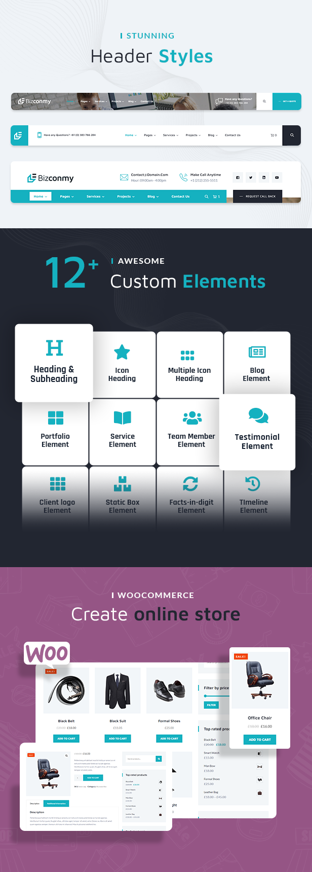 Bizconmy WordPress Theme