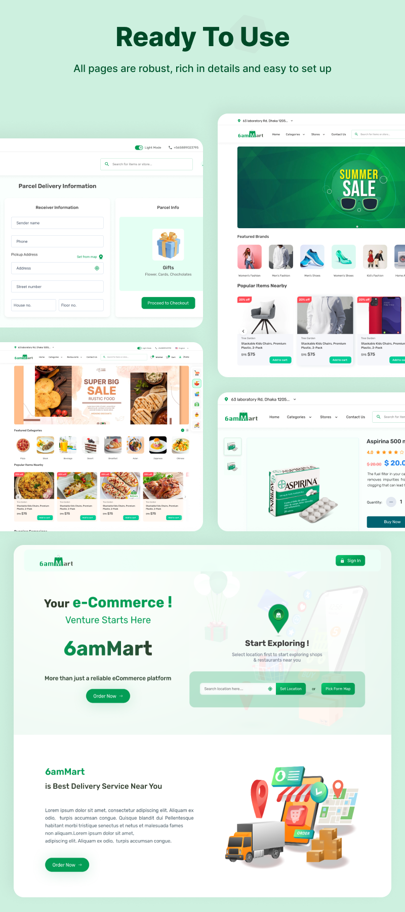 6hMart - Site do usuário React