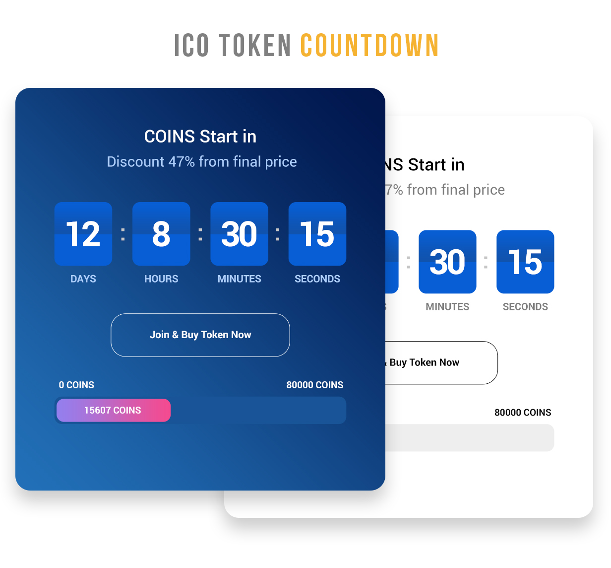 MaxiCoins - ICO Landing PSD Template - 2