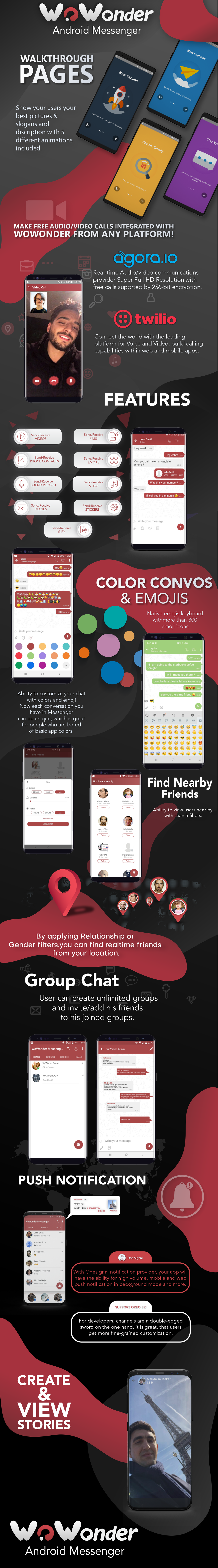 WoWonder Android Messenger - Mobile Application for WoWonder Social Script - 2