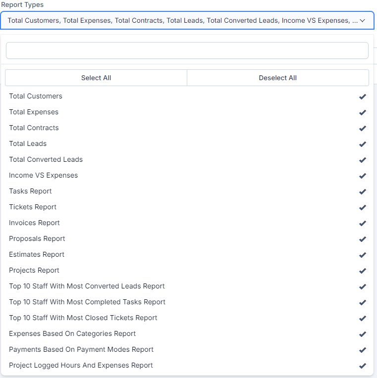 ReportPlus - Effortles Automated Reporting Module for Perfex CRM - 8