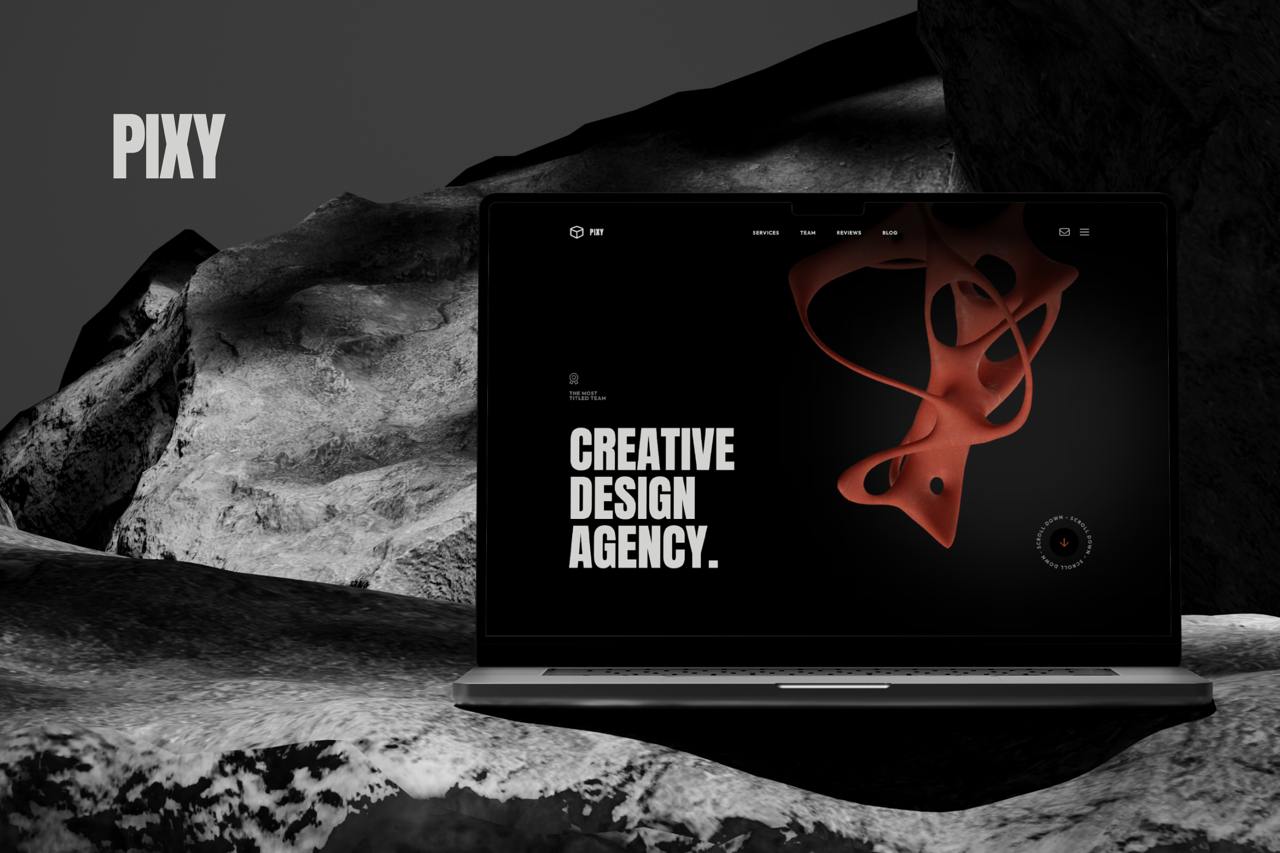 Pixy - Creative Portfolio WordPress Theme - Description Dark 1
