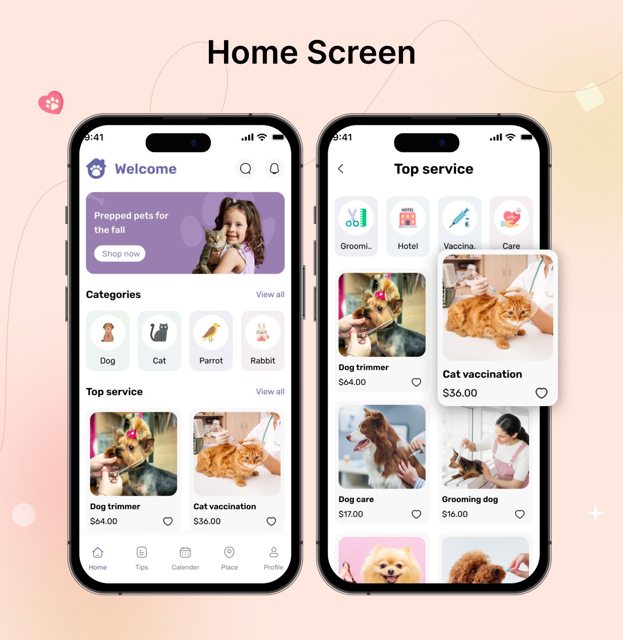 PetCare Pet Food Stores Services App In Flutter Android