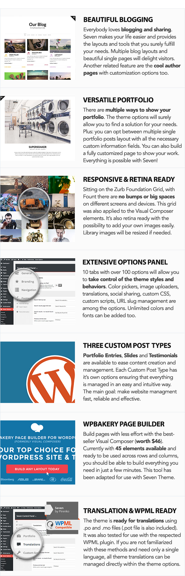 Seven - Stylish WordPress Theme - 4