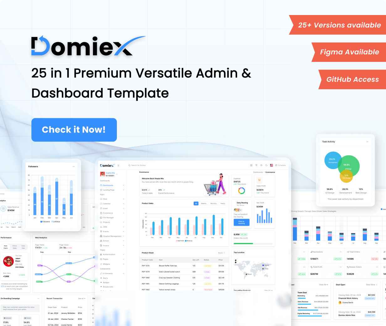 Sliced Pro - Admin & Dashboard Template - 1