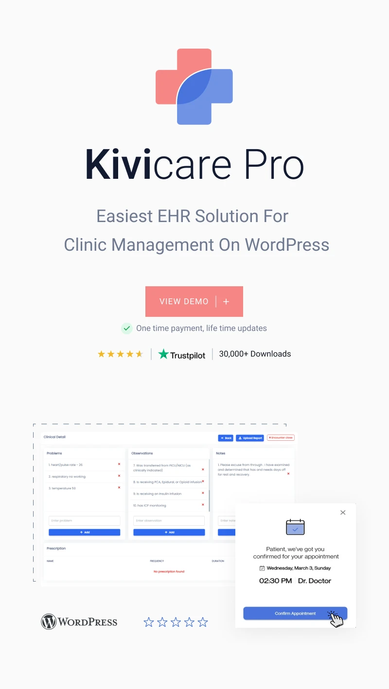 KiviCare Pro - Clinic & Patient Management System EHR (Add-on) - 11