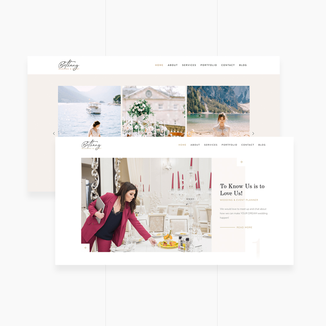 Bethany - Wedding & Event Planner Template