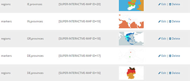 Mapas interativos super - administrador poderoso