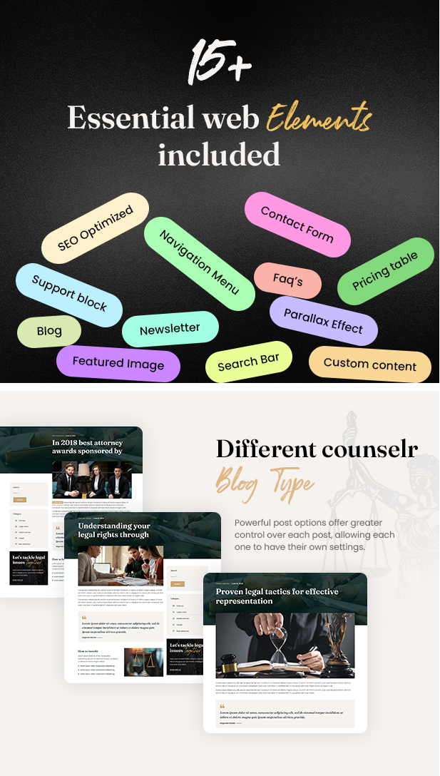 Lawyer & Law Firm WordPress Theme