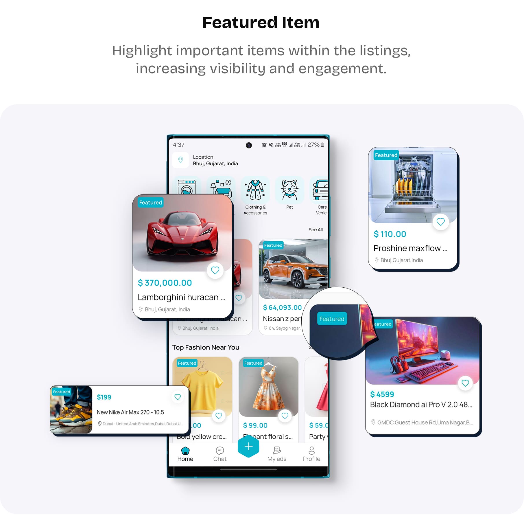 eClassify - Classified Buy and Sell Marketplace Flutter App with Laravel Admin Panel - 22