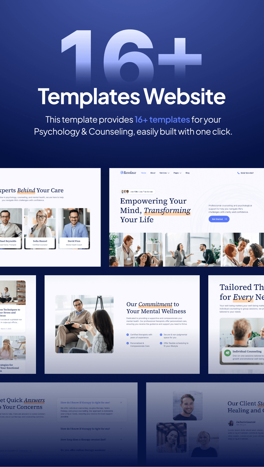Resolace – Psychology & Counseling FSE WordPress Theme - 4