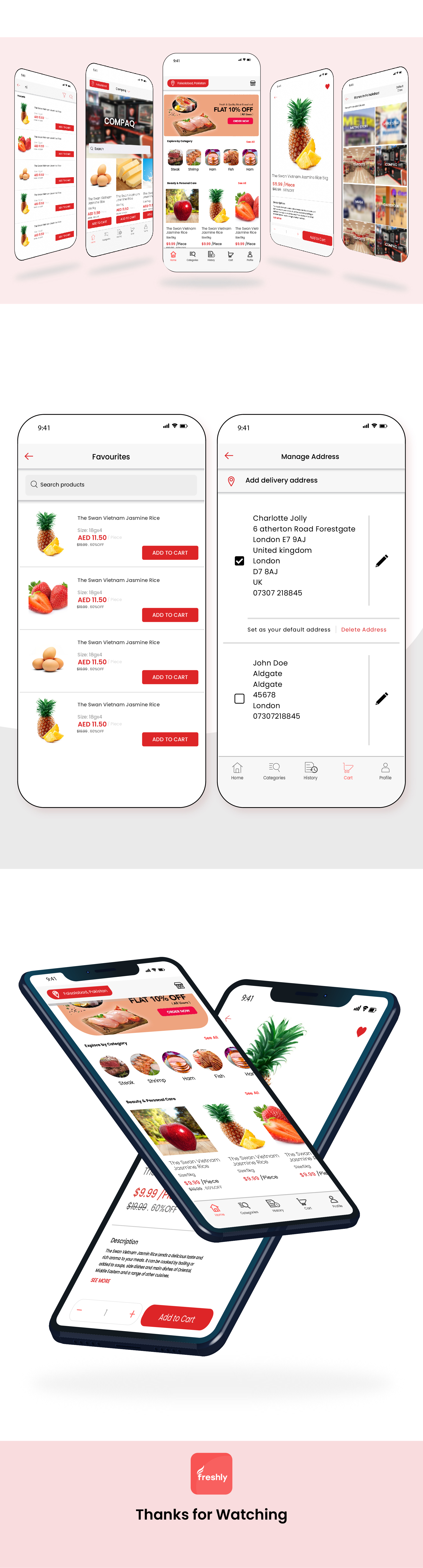 Freshly - Native Multi Vendor Grocery, Food, Pharmacy, Store Delivery Mobile App with Admin Panel - 7